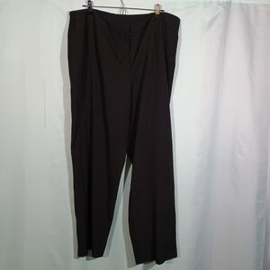 Women’s Black Straight Leg Pants – Classic High Waist Work Dress Trousers